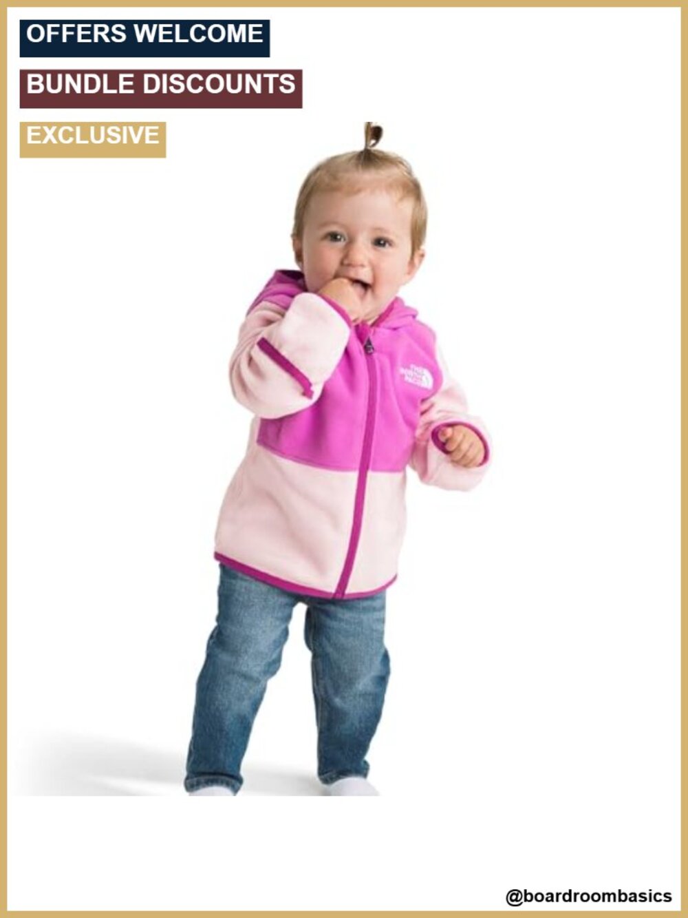 The North Face Glacier Full Zip Hoodie Baby Fleece Jacket